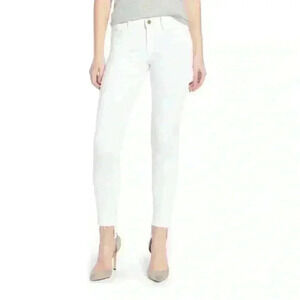 FRAME denim Le Skinny de Jeanne white NWT 24